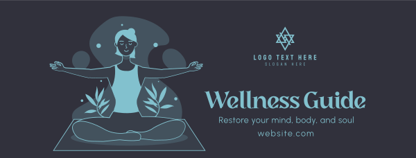 Yoga For Self Care Facebook Cover Design Image Preview
