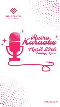 Vintage Karaoke Facebook story Image Preview