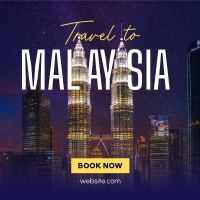 Travel to Malaysia Instagram post Image Preview