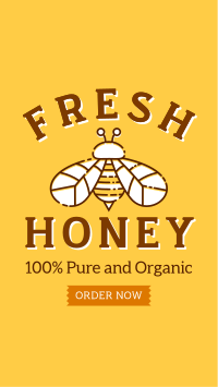 Bee Farm Badge Instagram Story Design