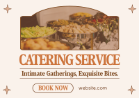 Fancy Catering Postcard Design