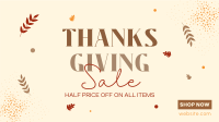 Thanksgiving Sale Facebook event cover Image Preview