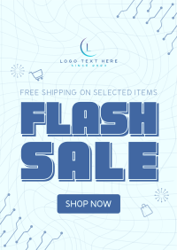 Techno Flash Sale Deals Flyer Design