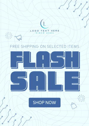 Techno Flash Sale Deals Flyer Image Preview