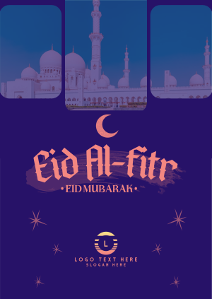 Modern Eid Al Fitr Poster Image Preview