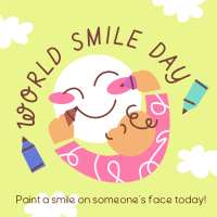 Paint A Smile Instagram post Image Preview