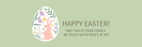 Colorful Easter Egg Twitter header (cover) Image Preview