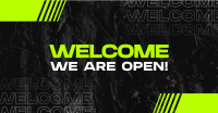 Grunge Welcome Texture  Facebook ad Image Preview