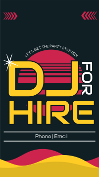Event DJ Services YouTube Short Design