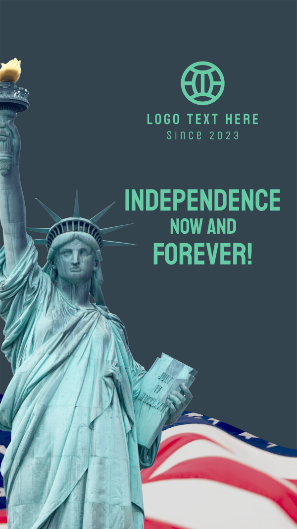 Independence Now Facebook Story Design Image Preview