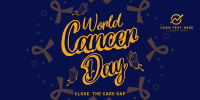 World Cancer Reminder Twitter Post Design
