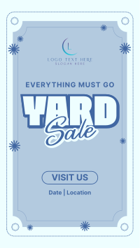 Minimalist Yard Sale Instagram Story Preview