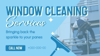 Sparkling Window Cleaning Animation Design
