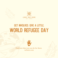 World Refugee Day Dove Linkedin Post Image Preview