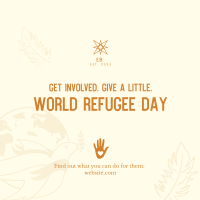 World Refugee Day Dove Linkedin Post Image Preview