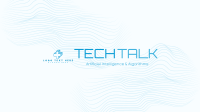 Futuristic Talk YouTube Banner Design