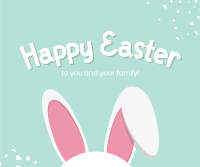 Easter Bunny Ears Facebook Post Image Preview