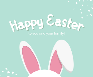 Easter Bunny Ears Facebook post Image Preview