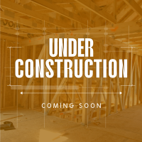 Under Construction Instagram Post Design