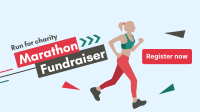 Marathon for Charity Facebook Event Cover Design