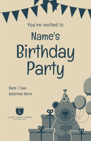 Children Party Invitation Image Preview