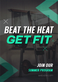 Summer Fitness Program Poster Image Preview