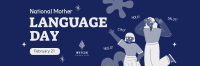 Mother Language Day Twitter Header Design