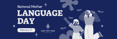 Mother Language Day Twitter header (cover) Image Preview