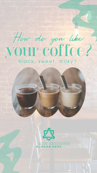Coffee Flavors Instagram Story Design
