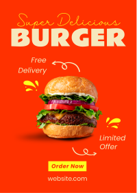 The Burger Delight Flyer Image Preview