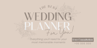 Your Wedding Planner Twitter Post Design