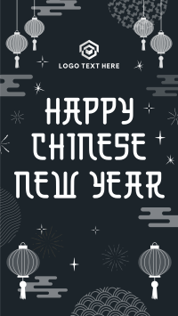 Chinese New Year Lanterns YouTube Short Design