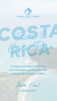 Travel To Costa Rica YouTube short Image Preview
