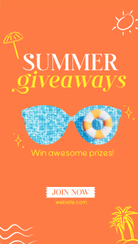 Summer Treat Giveaways Instagram Story Design