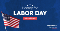 Happy Labor Day Facebook Ad Design