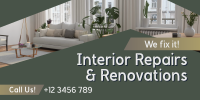 Home Interior Repair Maintenance Twitter post Image Preview