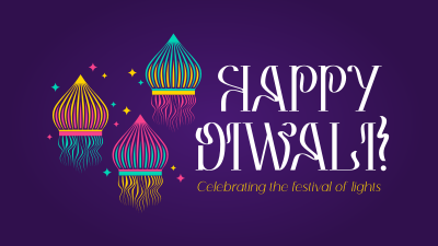 Diwali Floating Lanterns Facebook event cover Image Preview