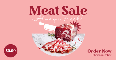 Local Meat Store Facebook ad Image Preview