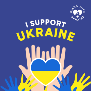 I Support Ukraine Instagram post Image Preview