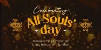 All Souls' Day Celebration Twitter Post Design