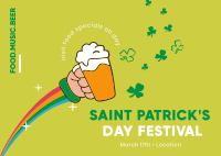 Saint Patrick's Fest Postcard Image Preview