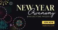 Circle Swirl New Year Giveaway Facebook ad Image Preview