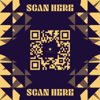 Abstract Geometric  QR Code Image Preview