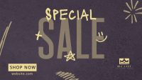 Grunge Special Sale Facebook Event Cover Design