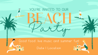 It's a Beachy Party Video Design