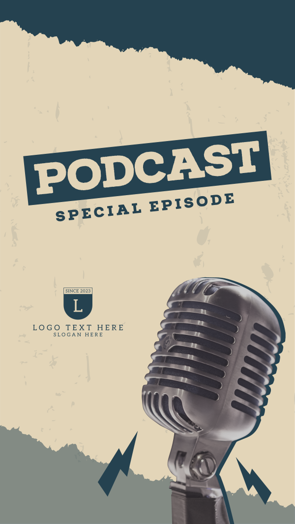 Special Podcast Episode Facebook Story Design
