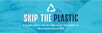Sustainable Zero Waste Plastic Twitter Header Design
