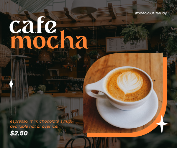 Cafe Mocha Facebook Post Design Image Preview