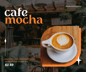 Cafe Mocha Facebook post