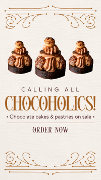 Chocoholics Dessert Facebook story Image Preview
